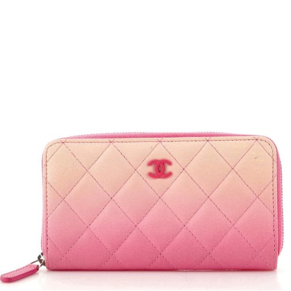 💕 PINK OMBRÉ CHANEL WALLET